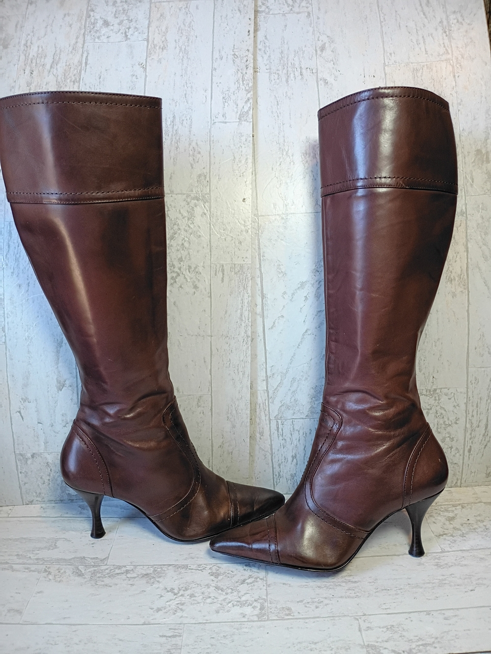 fairy Witchycore Y2K Arturo Chiang Boots "Vin" Dark Chocolate Size 5
